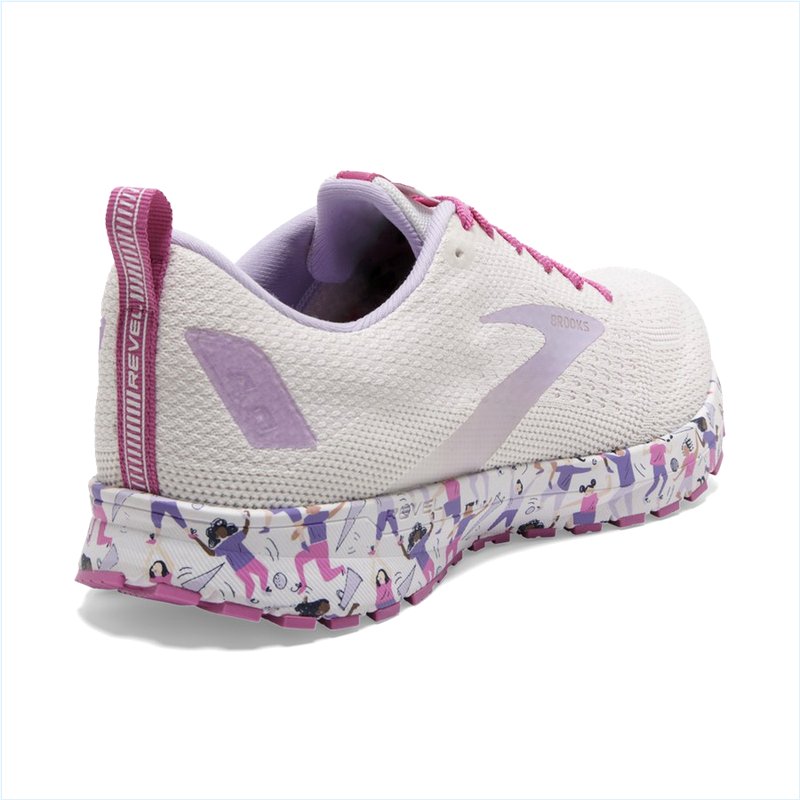  Revel 4 :137 White/Lilac/Pink