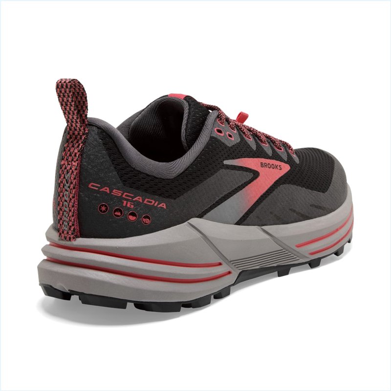  Cascadia 16 GTX :71 Black/Blackened Pearl/Coral