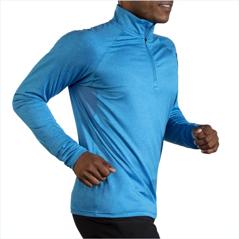  Dash 1/2 Zip : 405 Heather Electric Blue