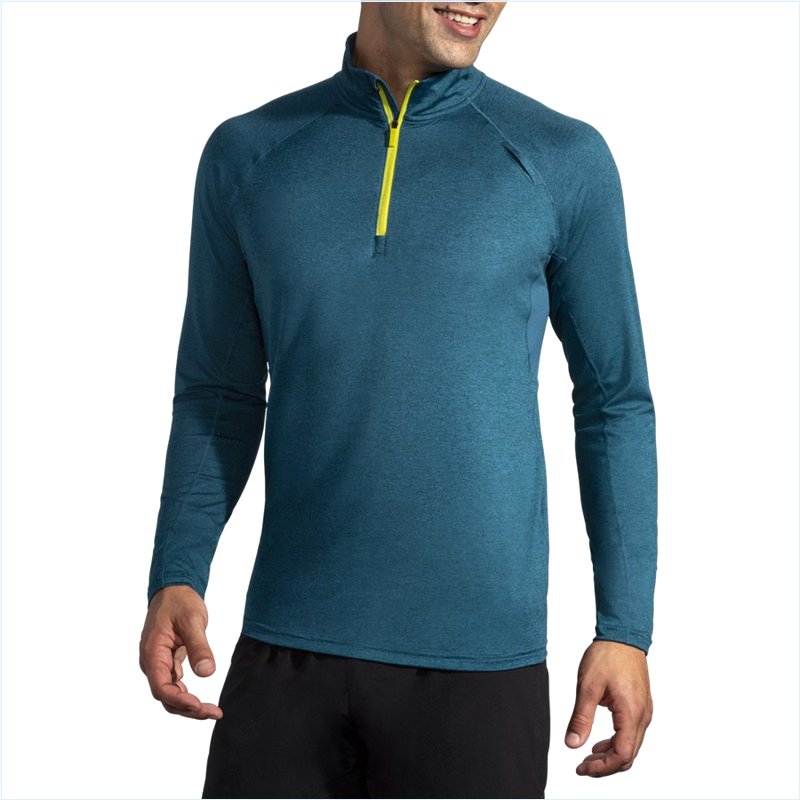  Dash 1/2 Zip : 457 Heather Alpine/Bright Moss
