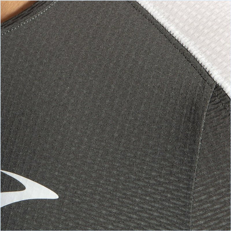  Atmosphere Short Sleeve : 381 Dark Oyster/Icy Grey