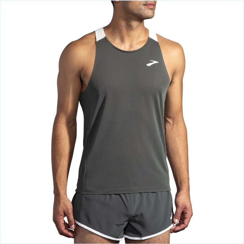  Atmosphere Singlet : 381 Dark Oyster/Icy Grey
