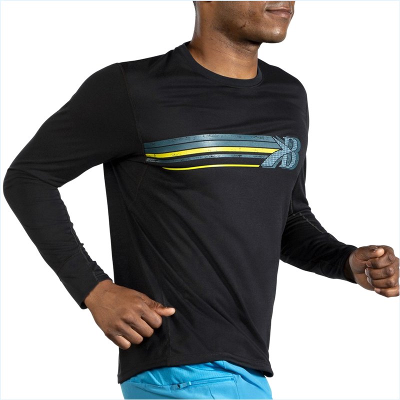  Distance Graphic Long Sleeve : 032 Flying B Stripe