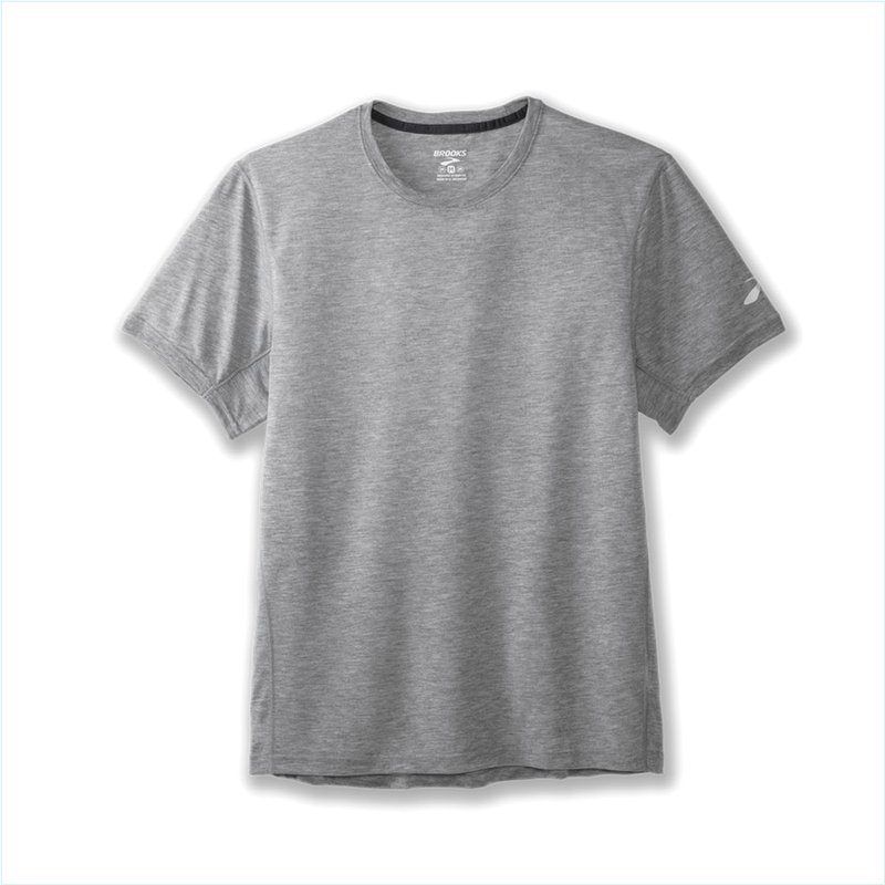  Distance Short Sleeve : 080 Heather Ash