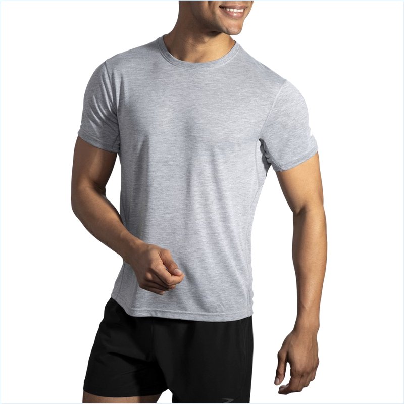  Distance Short Sleeve : 080 Heather Ash