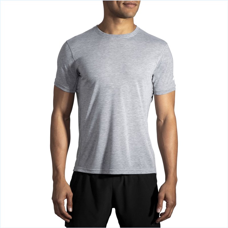  Distance Short Sleeve : 080 Heather Ash