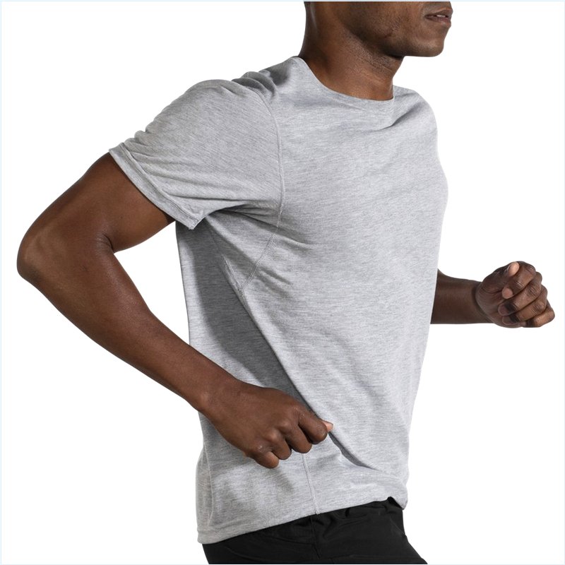  Distance Short Sleeve : 080 Heather Ash