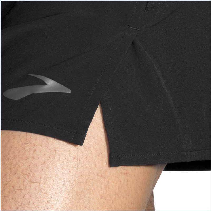  Sherpa 3" Split Short : 001 Black