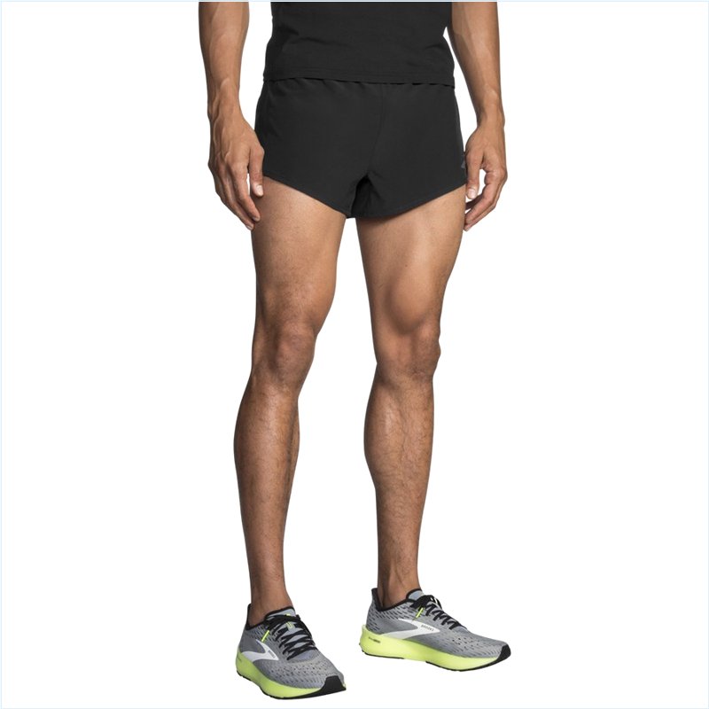  Sherpa 3" Split Short : 001 Black