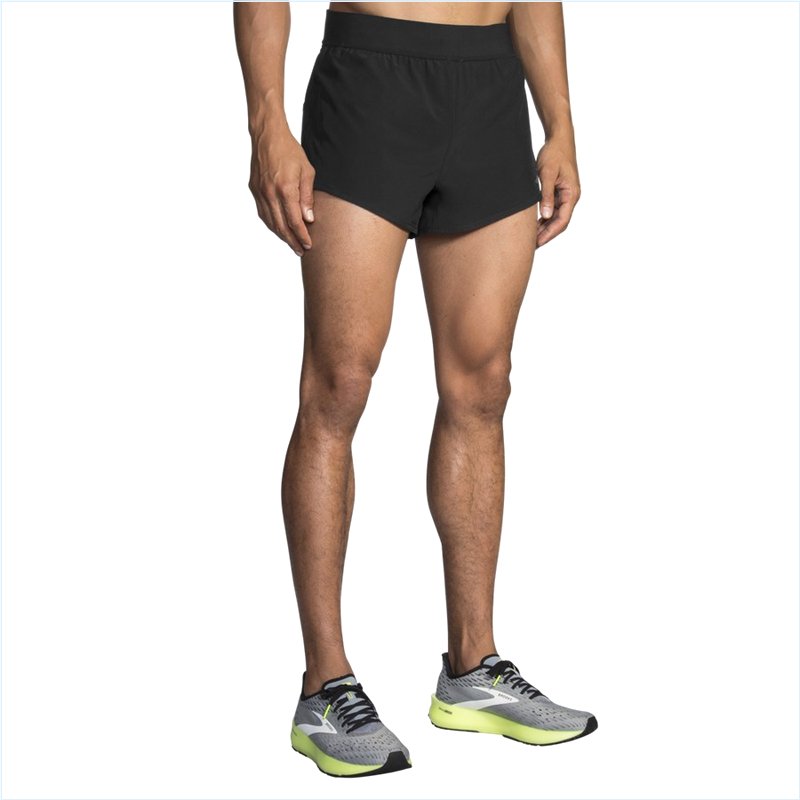  Sherpa 3" Split Short : 001 Black