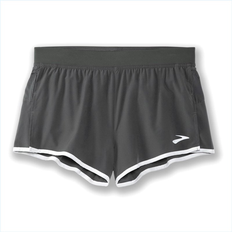  Sherpa 3" Split Short : 381 Dark Oyster/Icy Grey
