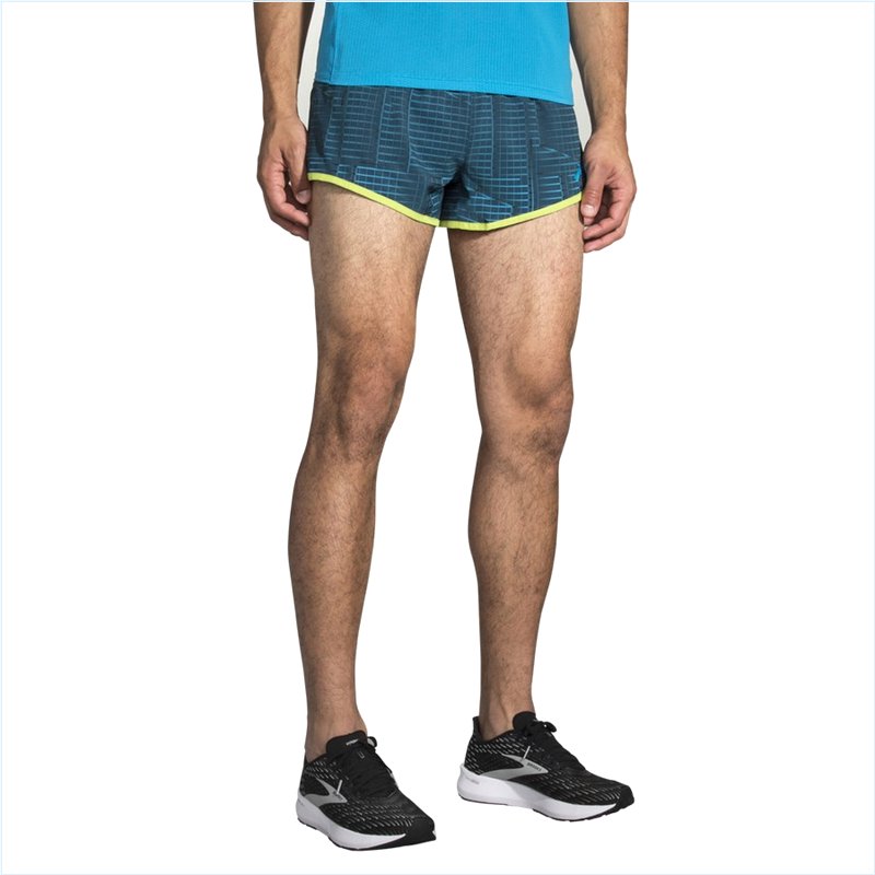  Sherpa 3" Split Short : 413 Matrix Alpine Print