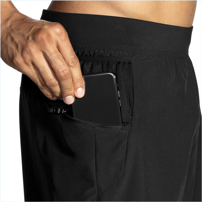  Sherpa 5" 2-in-1 Short : 001 Black