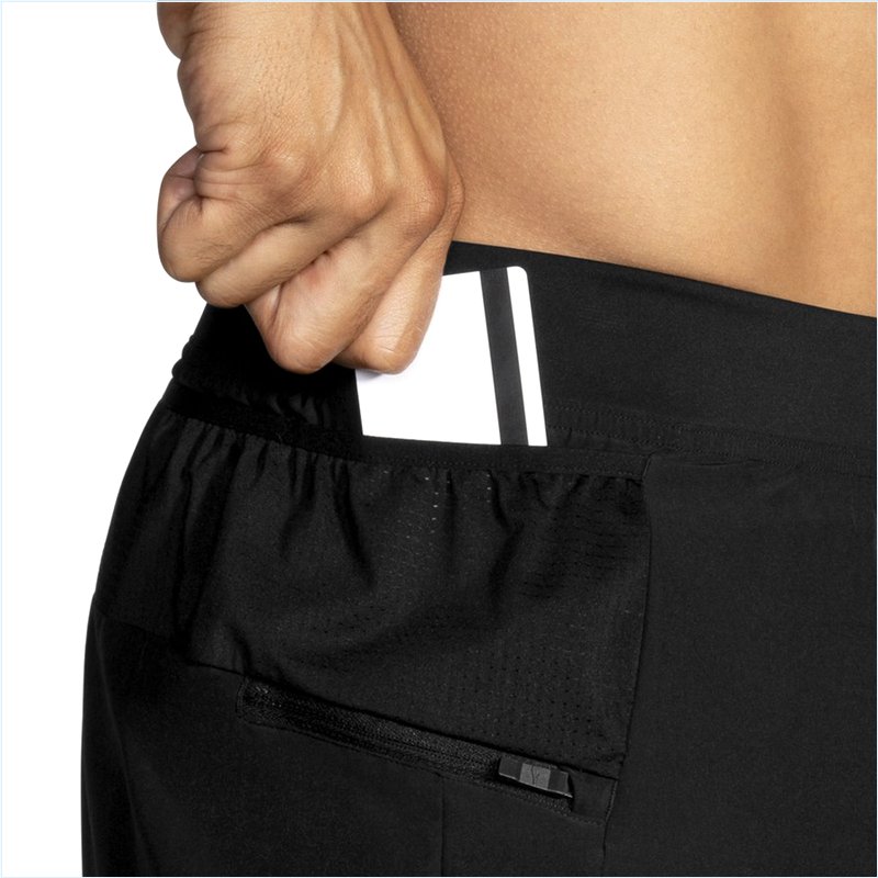 Sherpa 5" 2-in-1 Short : 001 Black