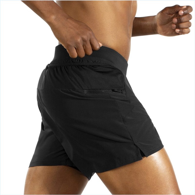  Sherpa 5" 2-in-1 Short : 001 Black
