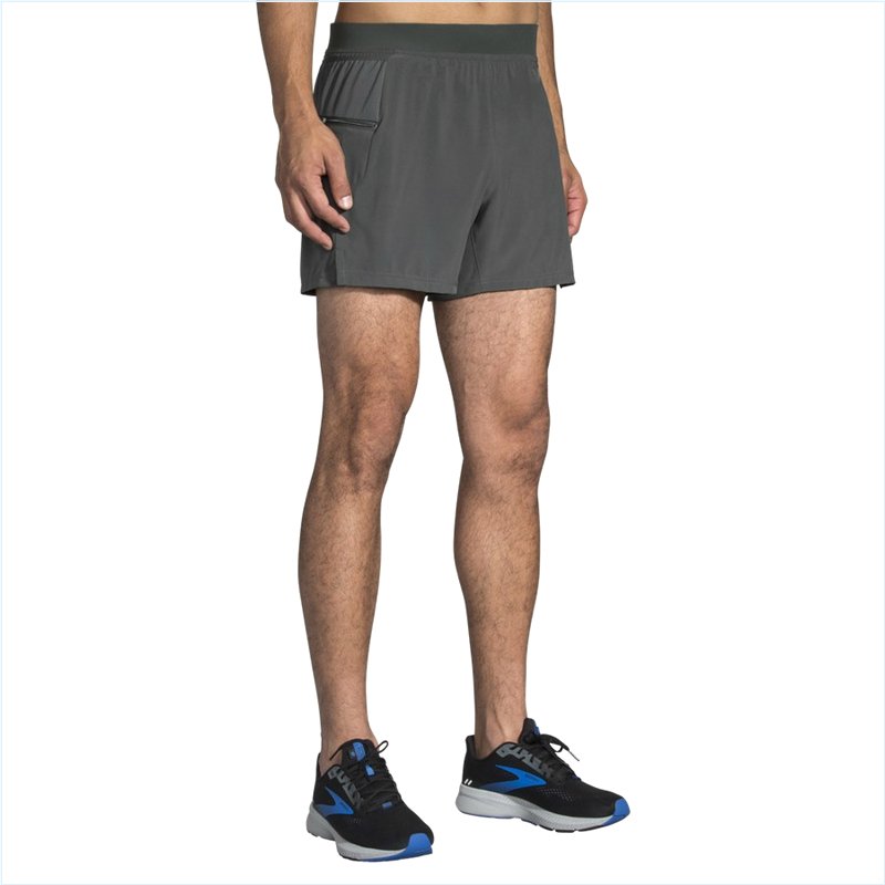  Sherpa 5" 2-in-1 Short : 392 Dark Oyster