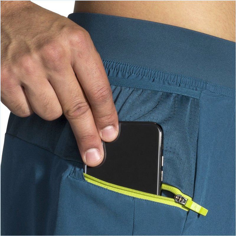  Sherpa 5" 2-in-1 Short : 402 Alpine/Bright Moss