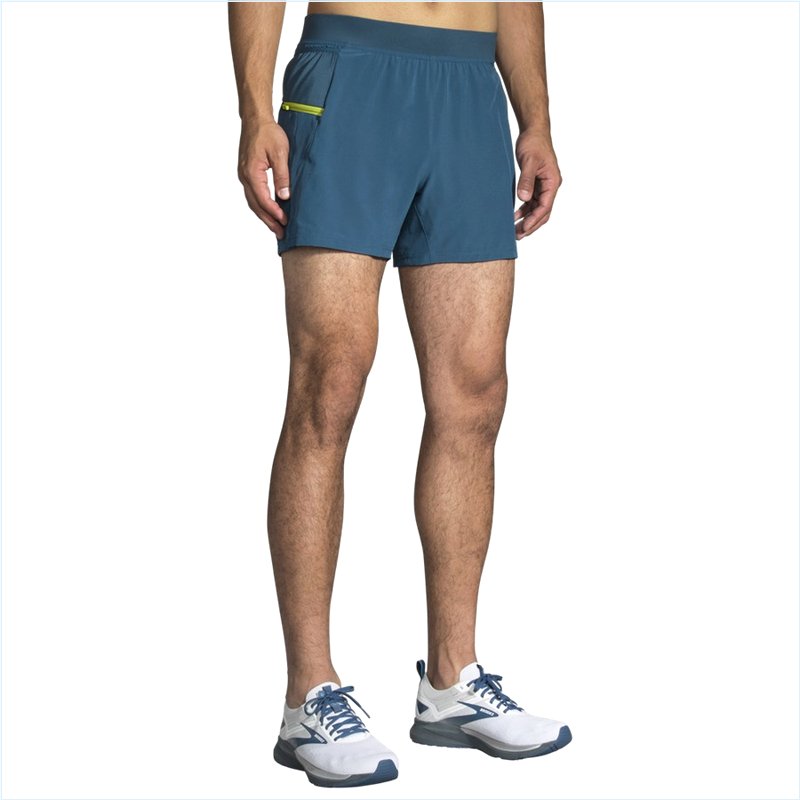  Sherpa 5" 2-in-1 Short : 402 Alpine/Bright Moss