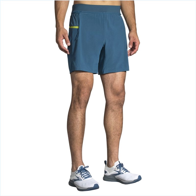  Sherpa 7" 2-in-1 Short : 402 Alpine/Bright Moss