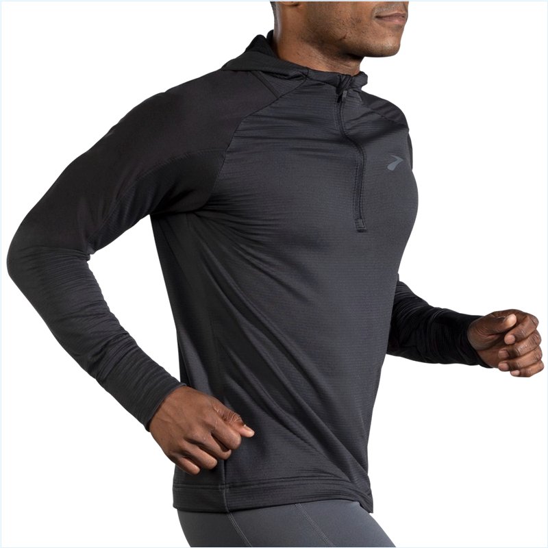  Notch Thermal Hoodie : 001 Black