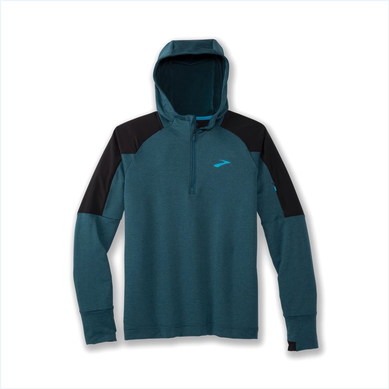  Notch Thermal Hoodie : 446 Heather Alpine/Black