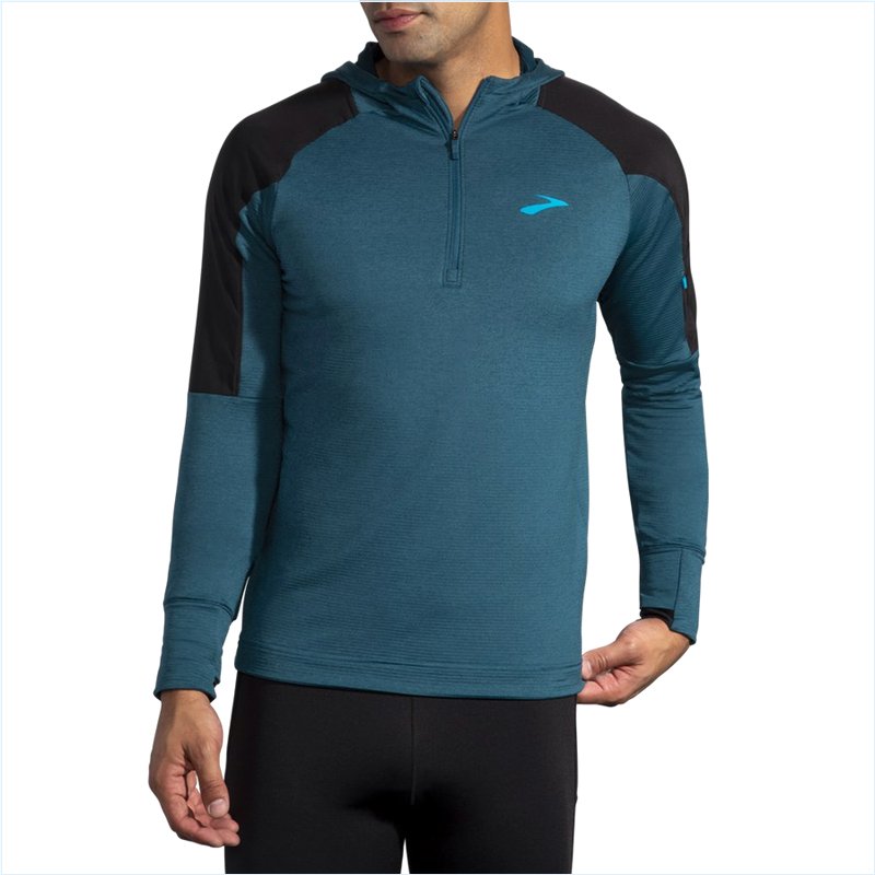  Notch Thermal Hoodie : 446 Heather Alpine/Black