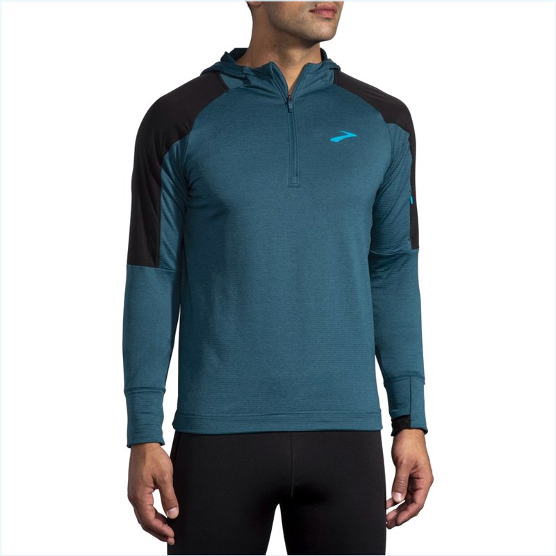  Notch Thermal Hoodie : 446 Heather Alpine/Black