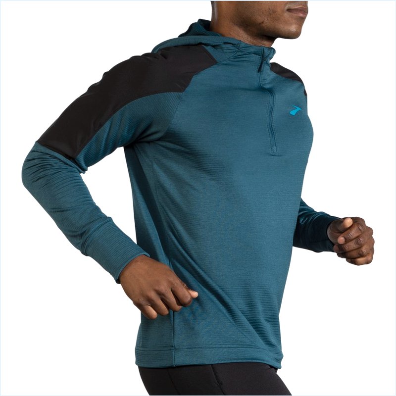 Notch Thermal Hoodie : 446 Heather Alpine/Black