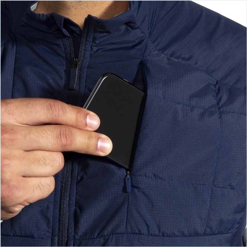  Shield Hybrid Vest : 439 Navy/Icy Grey