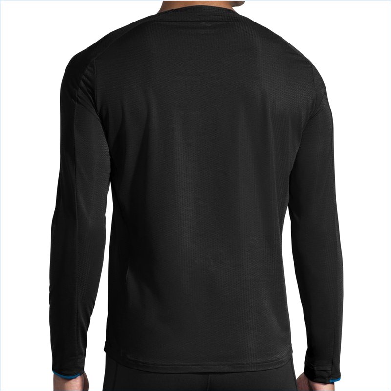  Atmosphere Long Sleeve : 033 Black/Electric Blue