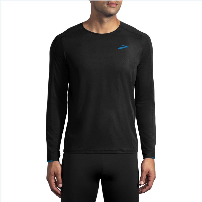  Atmosphere Long Sleeve : 033 Black/Electric Blue