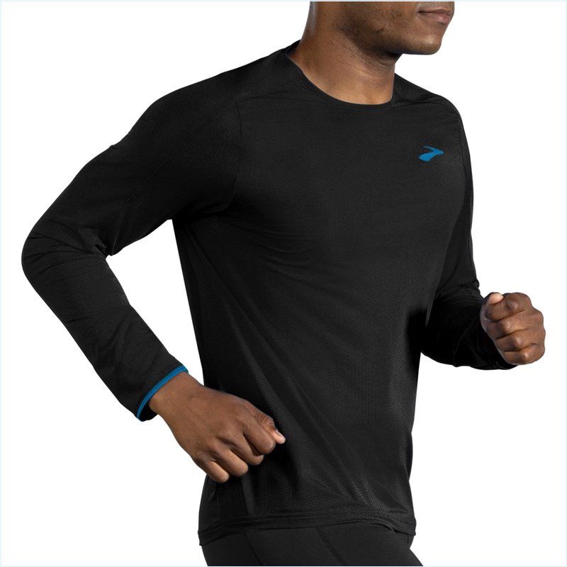  Atmosphere Long Sleeve : 033 Black/Electric Blue