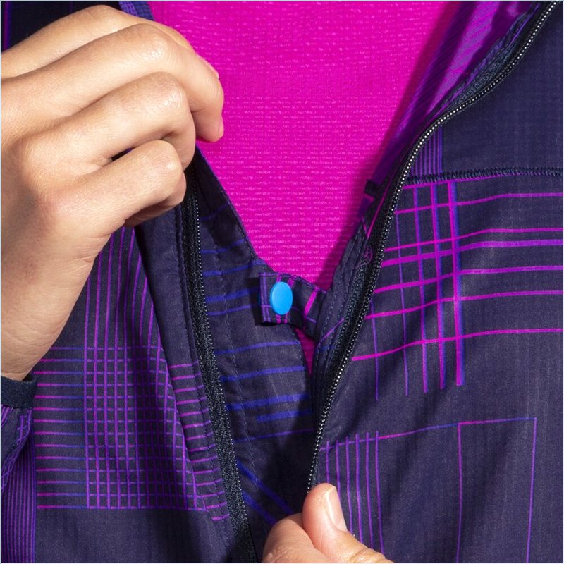  Canopy Jacket : 436 Matrix Navy Print