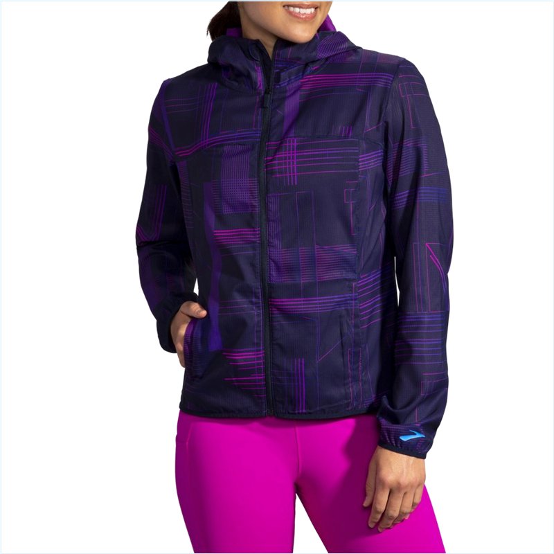  Canopy Jacket : 436 Matrix Navy Print