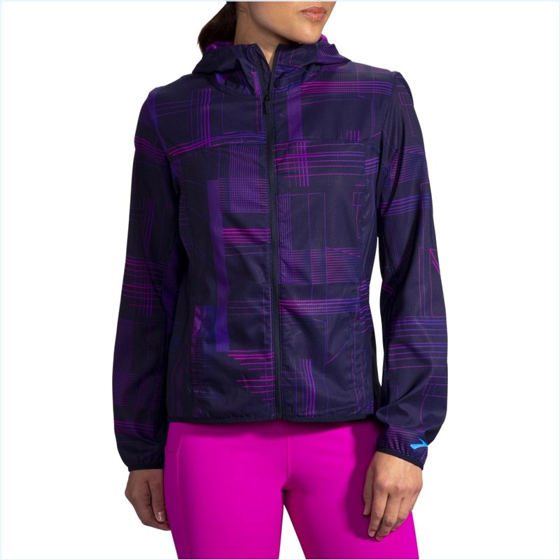  Canopy Jacket : 436 Matrix Navy Print