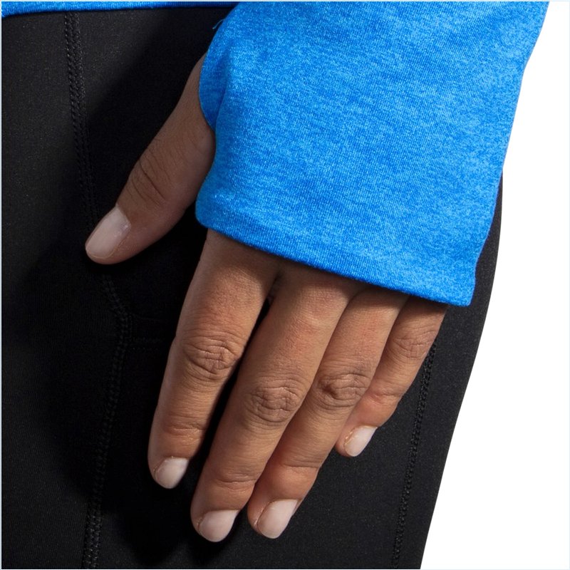  Dash 1/2 Zip : 437 Heather Blue Bolt