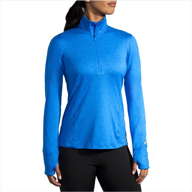  Dash 1/2 Zip : 437 Heather Blue Bolt