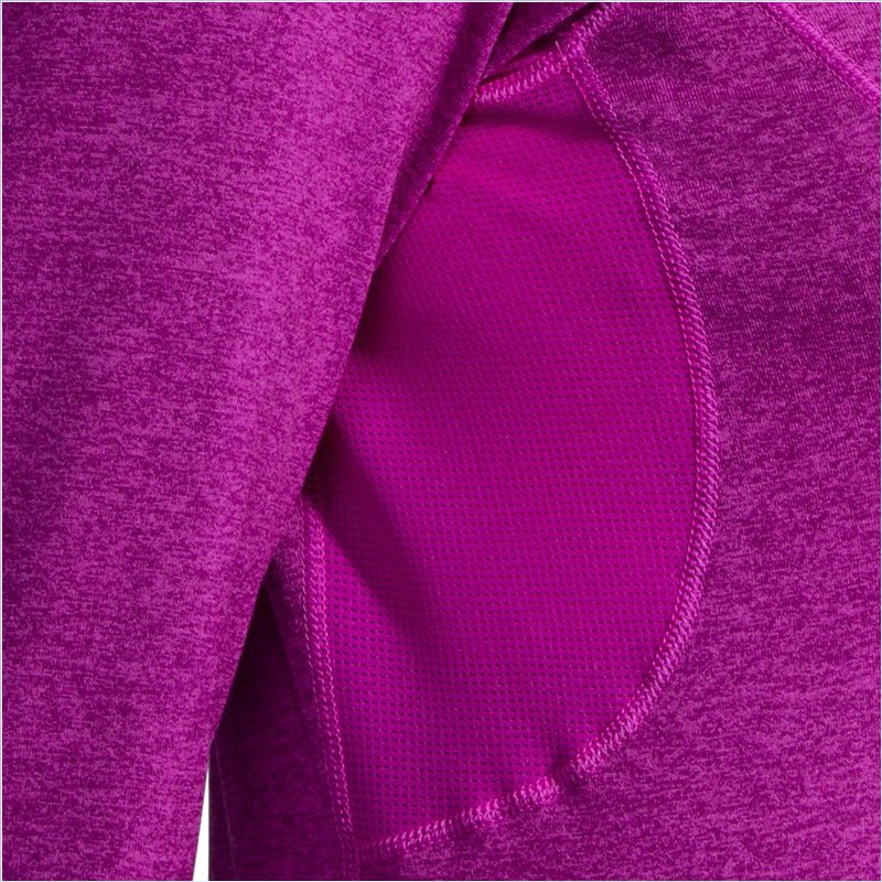  Dash 1/2 Zip : 687 Heather Magenta
