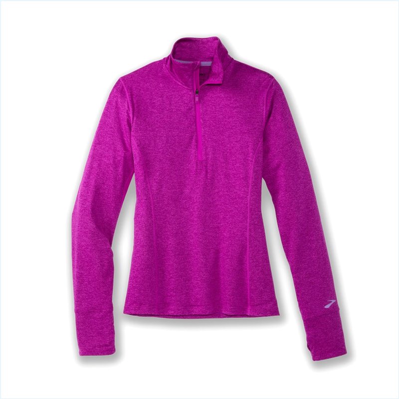  Dash 1/2 Zip : 687 Heather Magenta