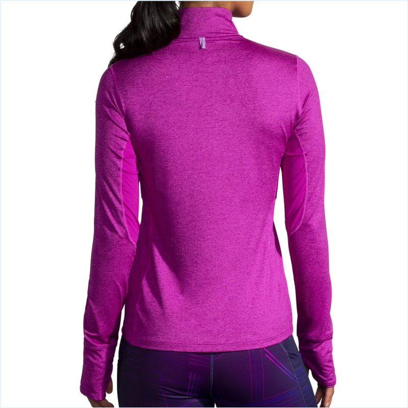  Dash 1/2 Zip : 687 Heather Magenta