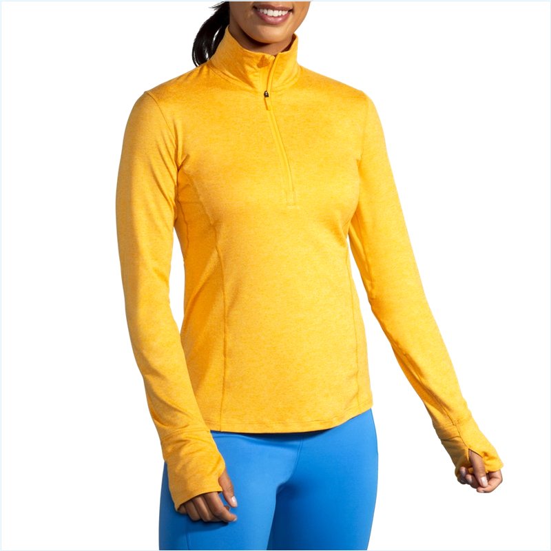  Dash 1/2 Zip : 755 Heather Saffron