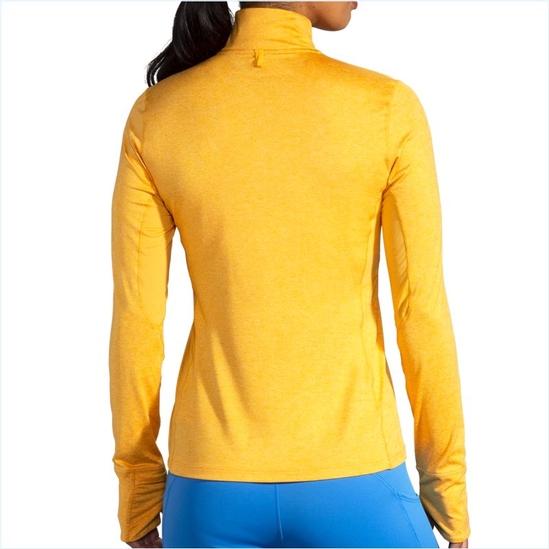  Dash 1/2 Zip : 755 Heather Saffron