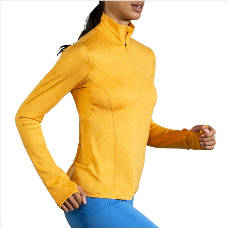  Dash 1/2 Zip : 755 Heather Saffron