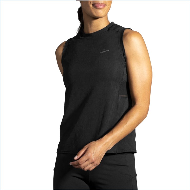  Atmosphere Sleeveless : 001 Black