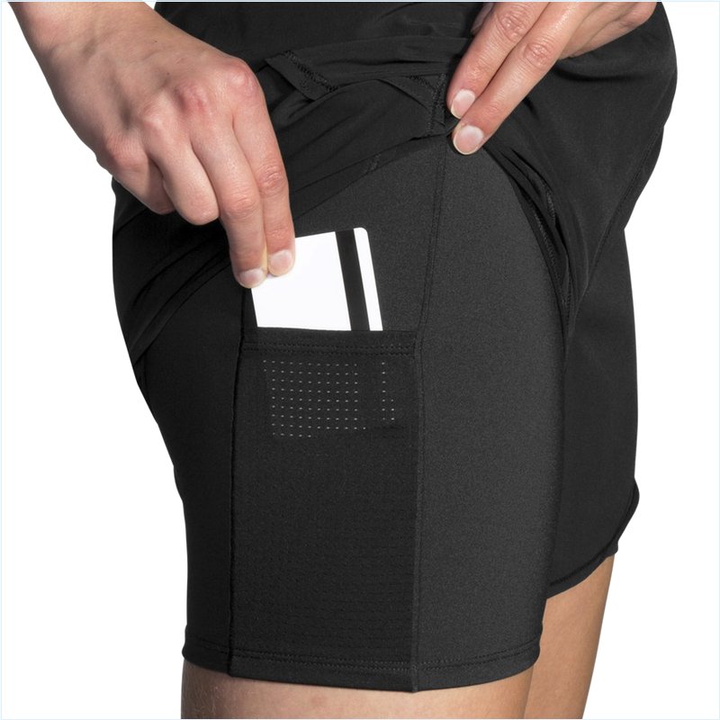  Chaser 5" 2-in-1 Short : 001 Black
