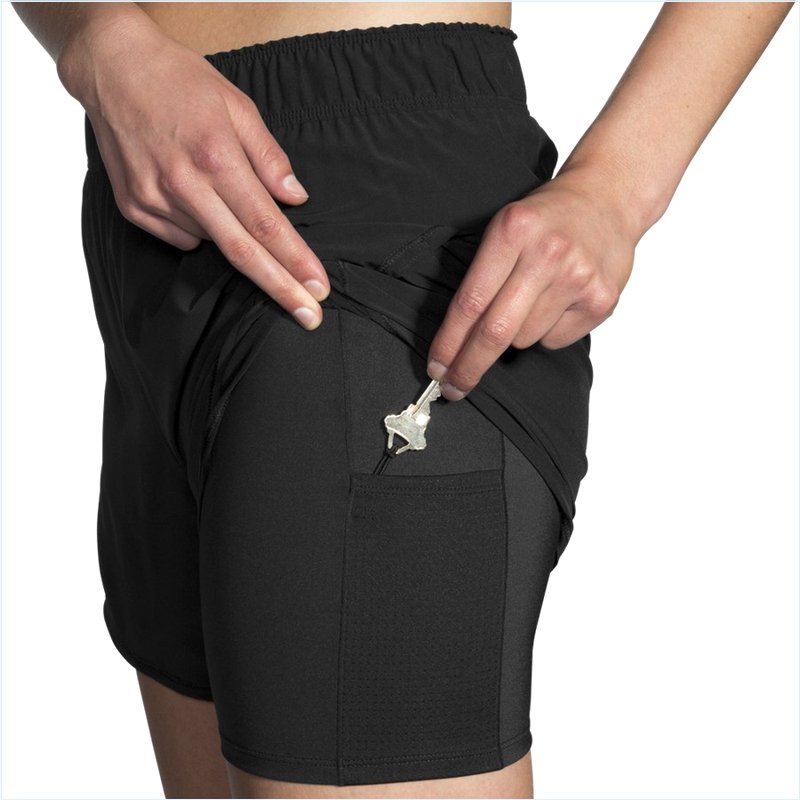  Chaser 5" 2-in-1 Short : 001 Black