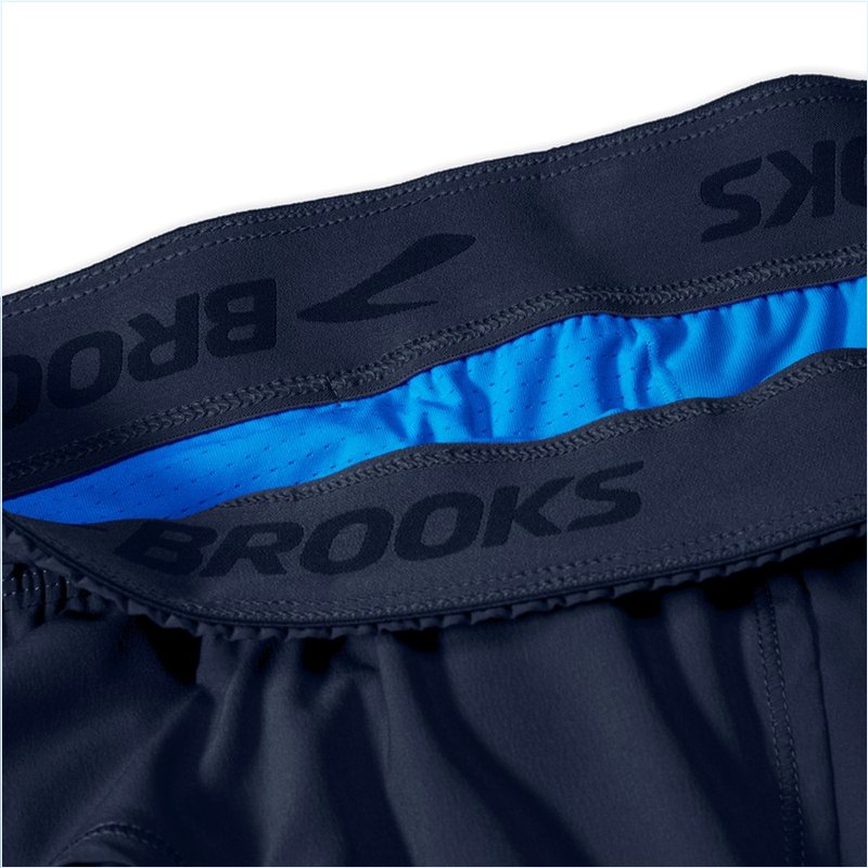  Chaser 5" 2-in-1 Short : 491 Navy/Blue Bolt