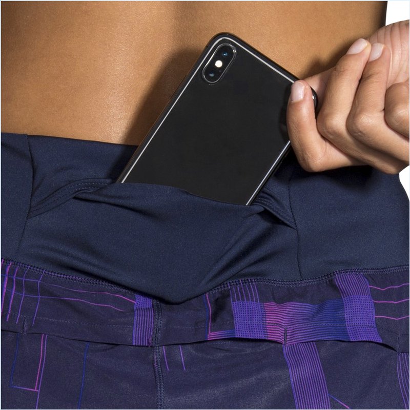  Chaser 7" Short : 436 Matrix Navy Print