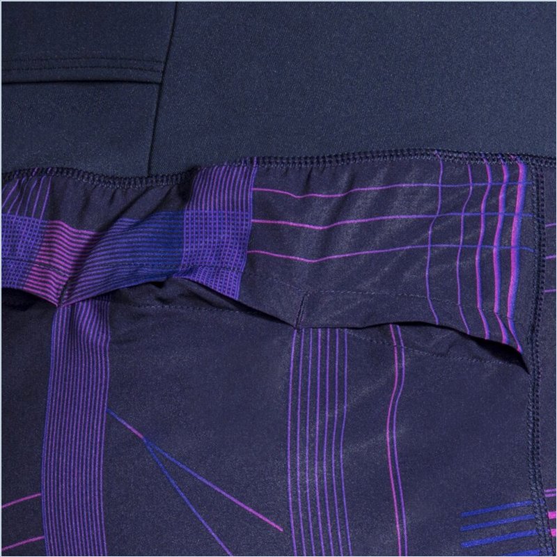  Chaser 7" Short : 436 Matrix Navy Print