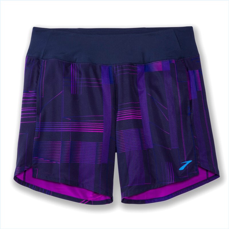  Chaser 7" Short : 436 Matrix Navy Print